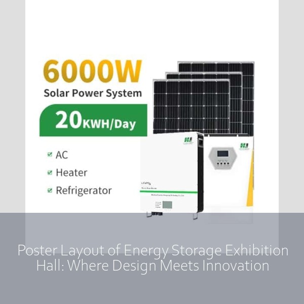 Poster Layout of Energy Storage Exhibition Hall: Where Design Meets Innovation